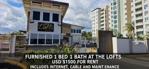 Furnished 1 Bedroom Loft For $1500 USD