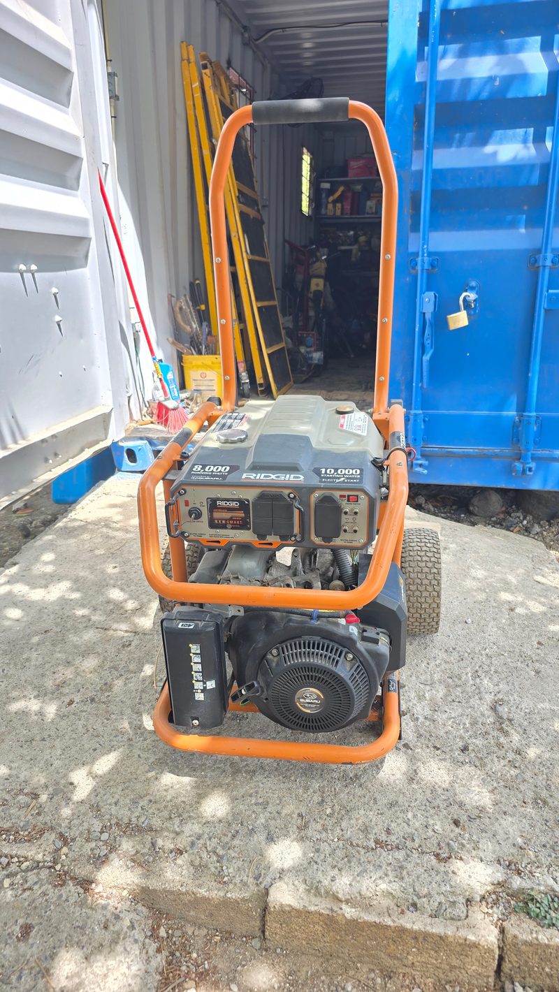 RIDGID 8000W/10000W Portable Generator for Rent | Heavy-Duty Power — photo 2