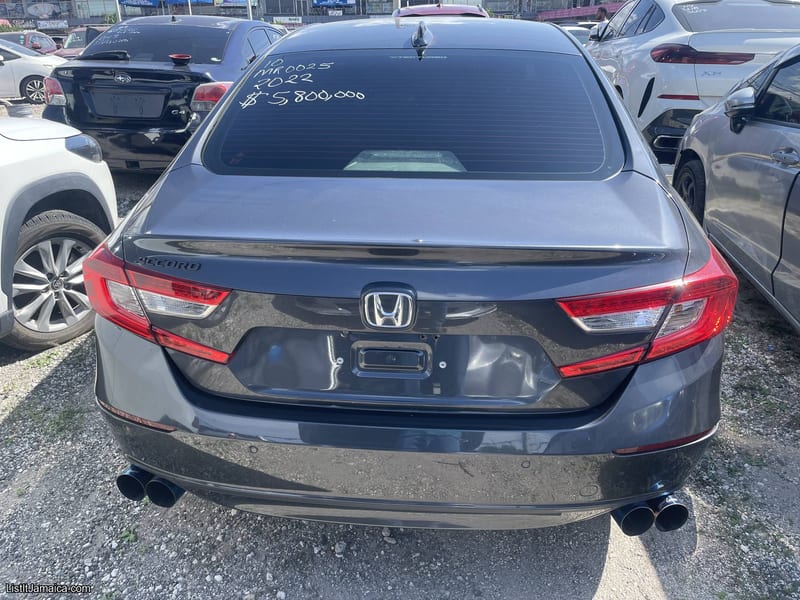 2022 Honda Accord Sedan – Grey, 1.5L Turbo, 70k KM | NCB Jamaica Repossessed — photo 6