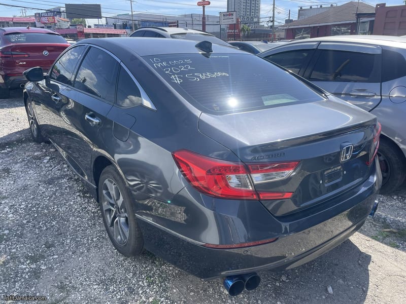 2022 Honda Accord Sedan – Grey, 1.5L Turbo, 70k KM | NCB Jamaica Repossessed — photo 5