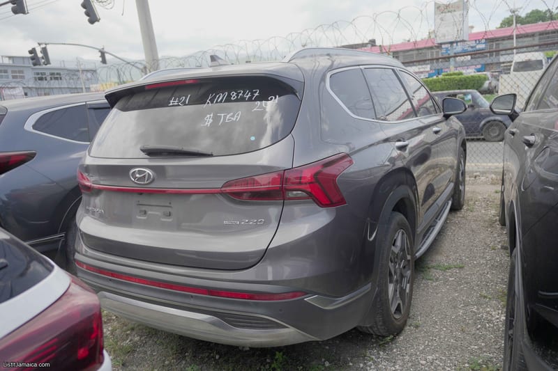 2021 Hyundai Santa Fe (Grey) Suv | NCB Jamaica Repossessed Listing — photo 5