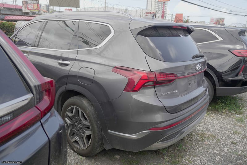 2021 Hyundai Santa Fe (Grey) Suv | NCB Jamaica Repossessed Listing — photo 4