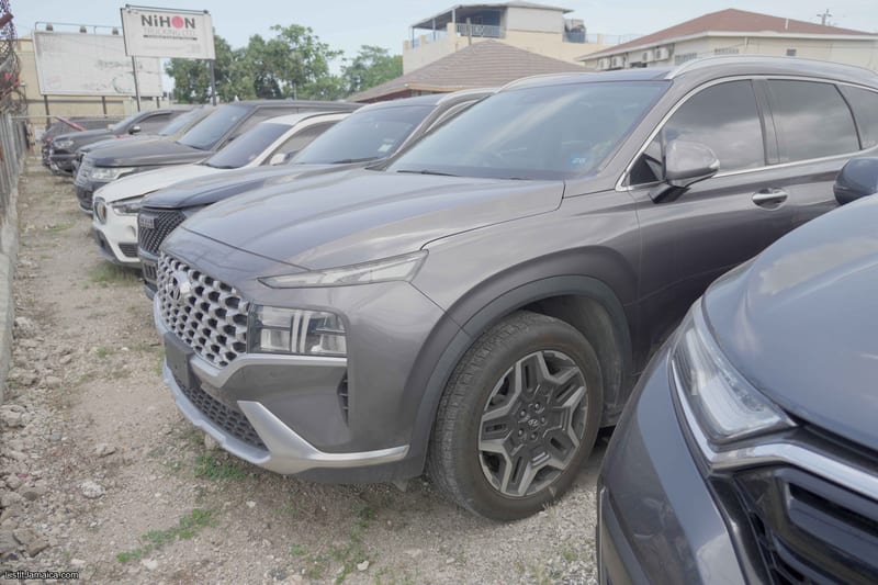 2021 Hyundai Santa Fe (Grey) Suv | NCB Jamaica Repossessed Listing — photo 2