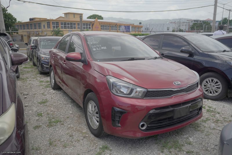 2021 Kia Soluto (Red) Sedan | NCB Jamaica Repossessed Listing — photo 2