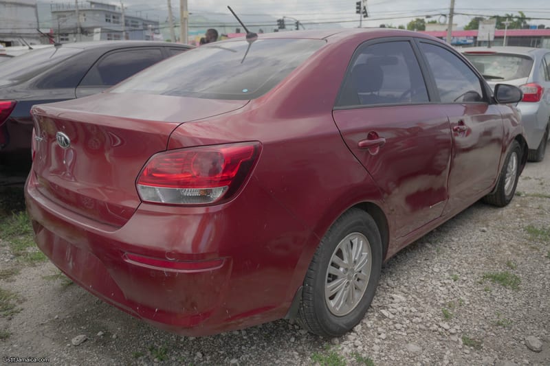 2021 Kia Soluto (Red) Sedan | NCB Jamaica Repossessed Listing — photo 4