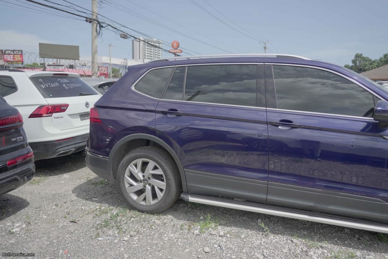 2022 VW Tiguan (Blue) SUV | NCB Jamaica Repossessed Listing — photo 7