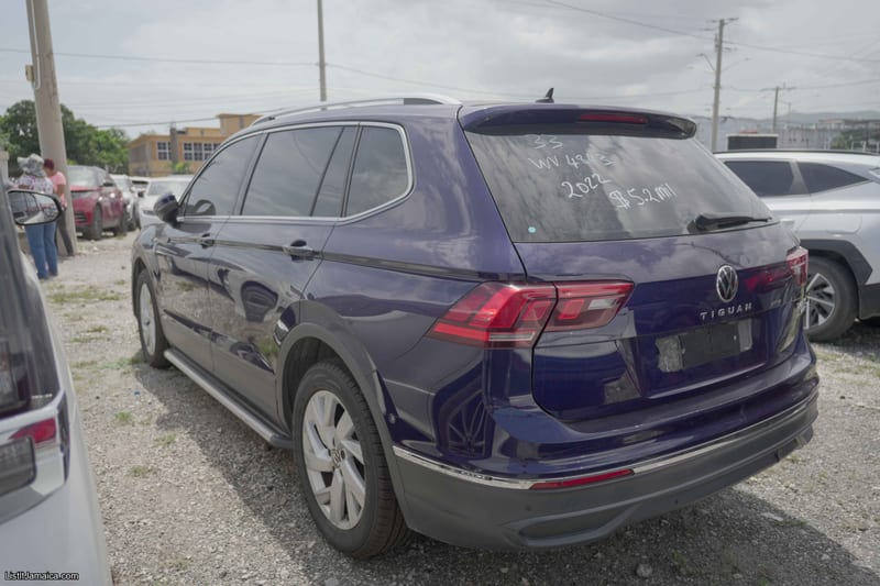 2022 VW Tiguan (Blue) SUV | NCB Jamaica Repossessed Listing — photo 4