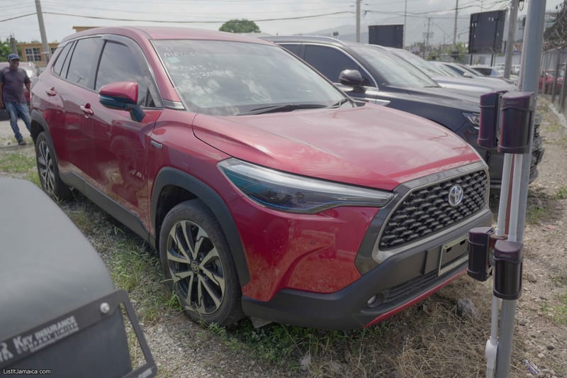 2023 Toyota Corolla Cross (Red) SUV | NCB Jamaica Repossessed Listing