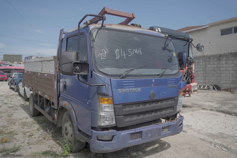 2021 Sinotruk Tipper Truck (Blue) | NCB Jamaica Repossessed Listing